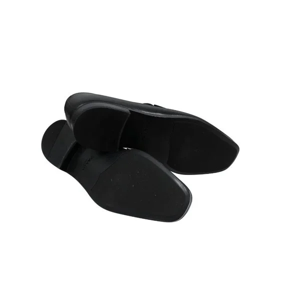 Prada Mens Penny Loafers US 8.5 UK 7.5 Black Saffiano Leather Slip On Moccasins - Picture 9 of 10